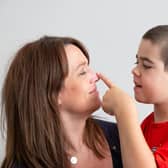 Hannah Deacon and her son Alfie Dingley.