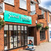 Janet Porter Opticians, in Coventry Street, will still be operating as it was before the new national restrictions were introduced. Photo supplied