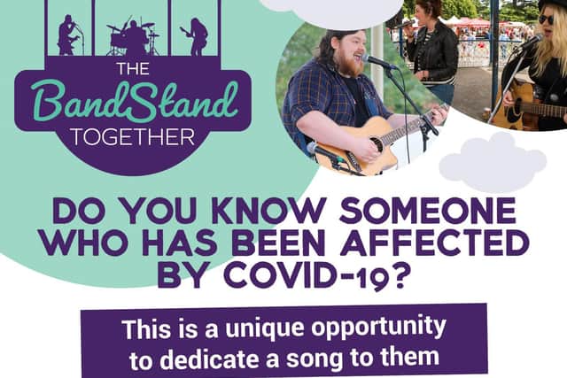 Advert for The BandStand Together event.