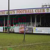 Kettering Town's FA Trophy fourth-round tie with Leamington has been called off due to a waterlogged pitch. Picture by Peter Short