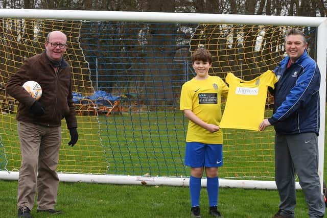 Bill Wareing, Adam Watts (11) and Andrew Watts. Photo supplied
