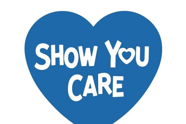 The ‘Show You Care’ campaign from Warwickshire County Council hopes to bring communities together as the national lockdown continues. Graphic by Warwickshire County Council