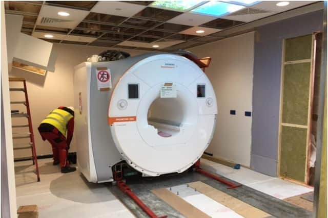 A new state-of-the-art MRI scanner was delivered to Warwick Hospital at the weekend despite the snowy weather conditions. Photo supplied