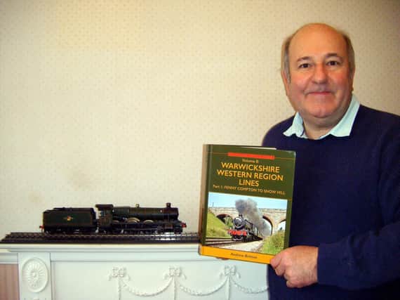 Written by Andrew Britton 'Warwickshire Western Region Lines part one' is filled with many unpublished colour photos from the days of steam in the 1950s and 1960s as well as maps, artefacts and treasured memorabilia from Andrew’s
collection. Photo supplied