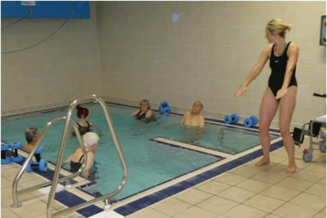 The programme, the first of its kind, is being delivered by PhysioFunction in Northampton and incorporates aquatic and land-based physiotherapy. Photo supplied