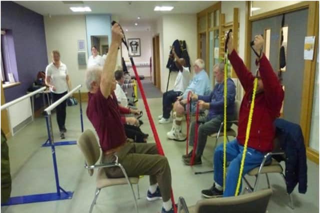 The programme, the first of its kind, is being delivered by PhysioFunction in Northampton and incorporates aquatic and land-based physiotherapy. Photo supplied