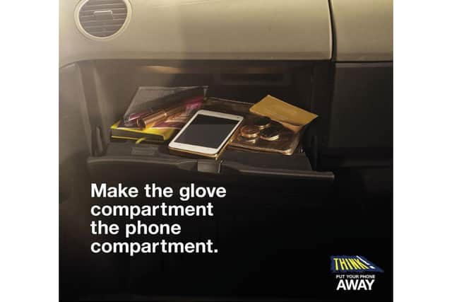 Warwickshire Police is urging the public not to be tempted to use a hand held mobile phone whilst driving as part of a national campaign aimed at changing driver behaviours and highlighting the consequences. Photo supplied