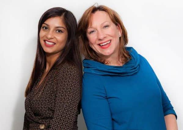 Career-Mums co-founders, Nishi Mehta and Sally Dhillon.