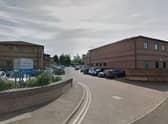 Locke House, Rugby's covid-19 vaccination centre.