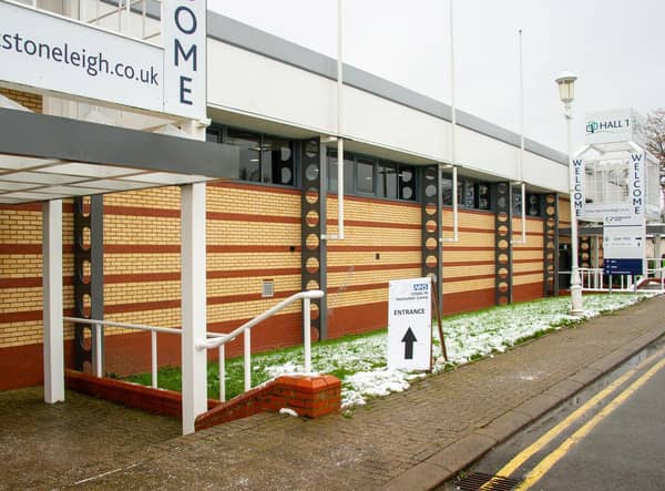 The vaccination centre at the National Agricultural and Exhibition Centre (NAEC) Stoneleigh