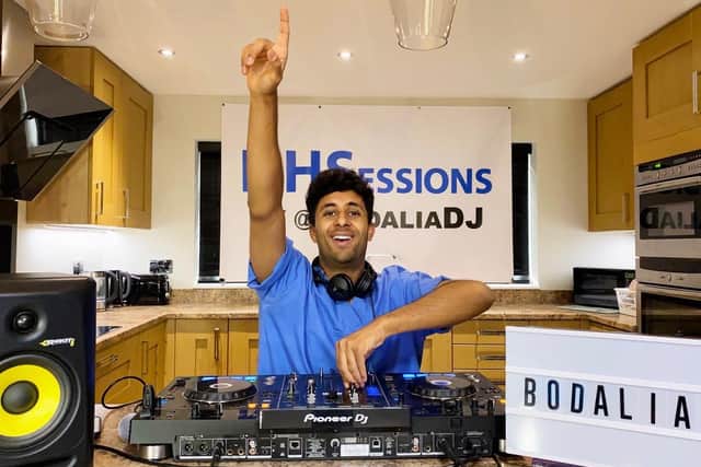 Frontline doctor Kishan Bodalia, also known as DJ Bodalia,has received special thanks from UK Health Secretary Matt Hancock for his initiative 'NHSessions'. Photo supplied