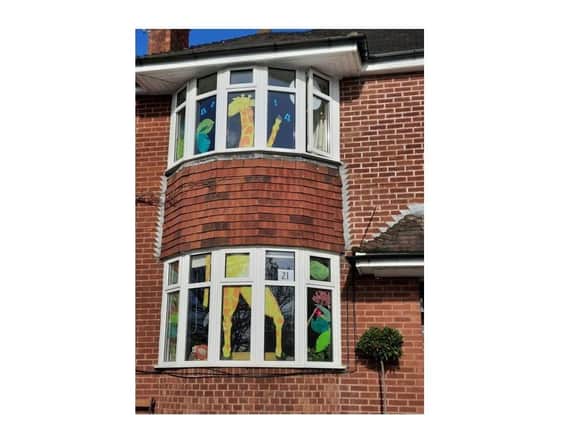 One of the windows on the hunt around Leamington.