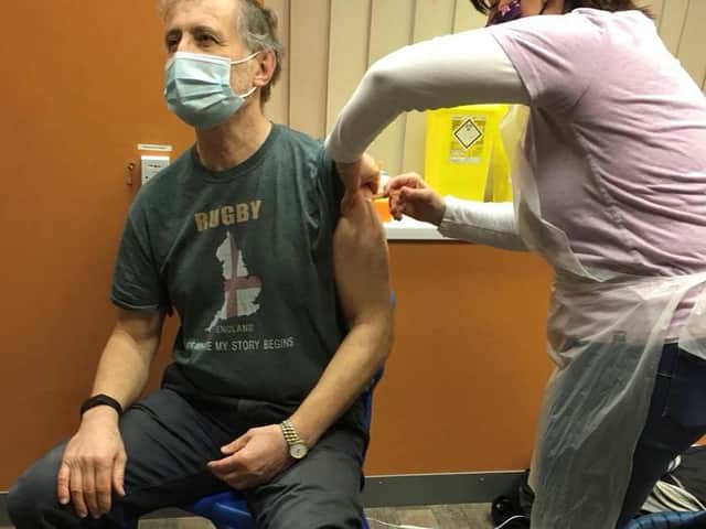 Mr Pawsey received his vaccination.