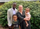 Sidat (Sid) Touray and his family.