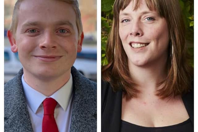 Ben Twomey and Jess Phillips MP.