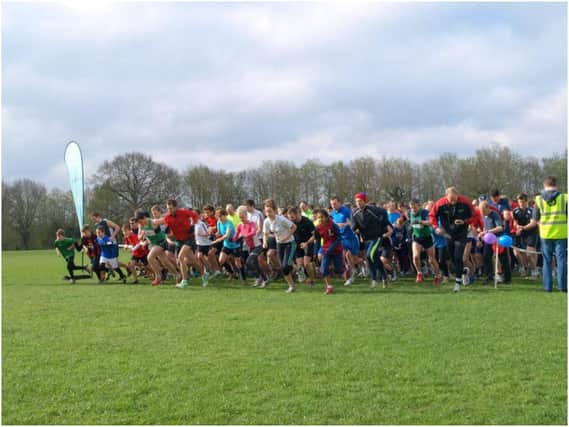 The start at the Leamington Parkrun. Photo supplied