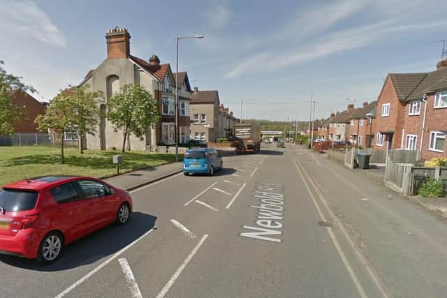 Newbold Road, Google Streetview. Note: It is not clear in which section of the road the man was discovered.