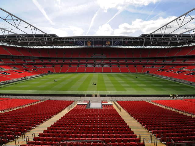 An empty Wembley Stadium will hopefully be a thing of the past after May