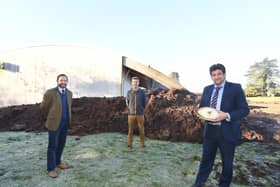 James Davies (The Wigley Group), Stephen Vaughan (Wasps Group), Charlie Brooks (Wigley Building & Development).