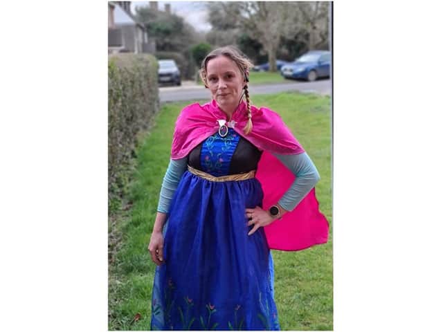 Natalie Faulkner, a mum of three and teaching assistant in Kineton, ran more than 100 miles in fancy dress during the month of February raising money and awareness for the charity Mind, a mental health charity.