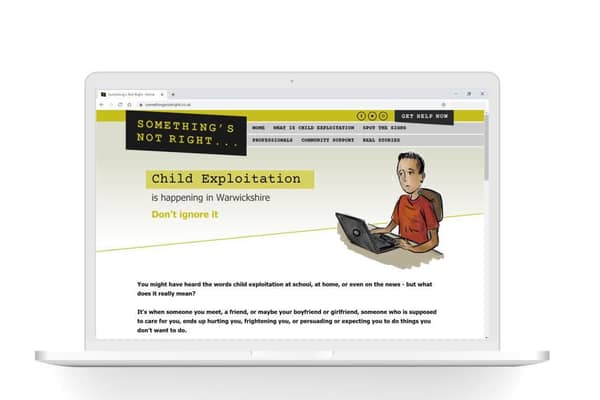 The website for the Something's Not Right campaign.