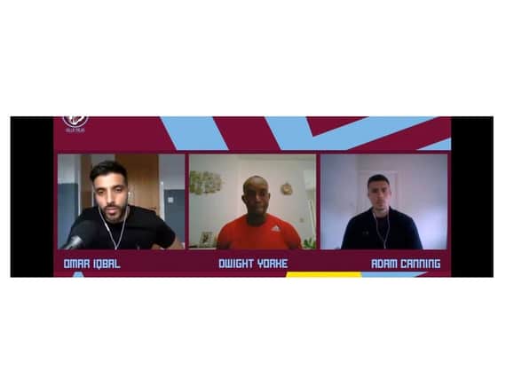 Omar Iqbal and Adam Canning of The Villa Talks Podcast talk to former Villa striker Dwight Yorke online.
