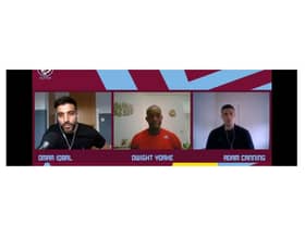 Omar Iqbal and Adam Canning of The Villa Talks Podcast talk to former Villa striker Dwight Yorke online.