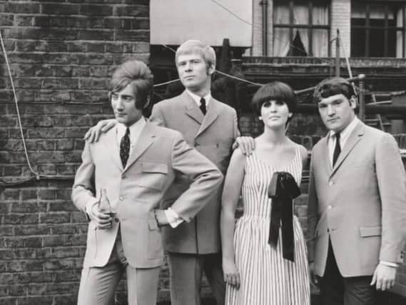 Rod the Mod – and looking closely, you will also see Long John Baldry and Julie Driscoll.