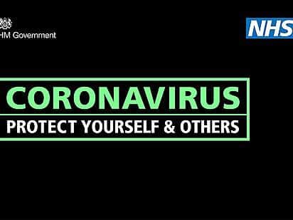 Coronavirus NHS poster.