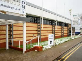 The vaccination centre  at the NAEC Stoneleigh
