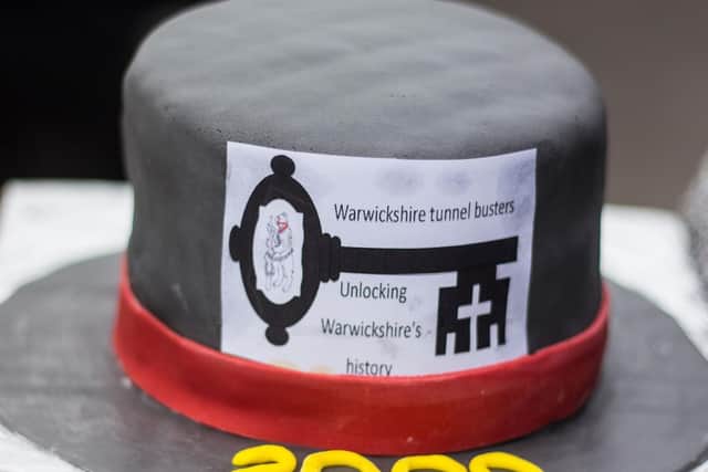 The hat cake made by Cheryl Wilkins. Photo by Luke Spate