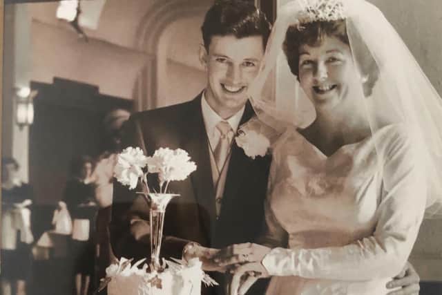 Paul and Brenda Murran on their wedding day. Photo supplied