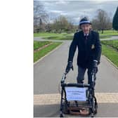 John Wilcock was spotted on his rollerskates in St Nicholas Park on March 25. Photo by Nicolas Saul