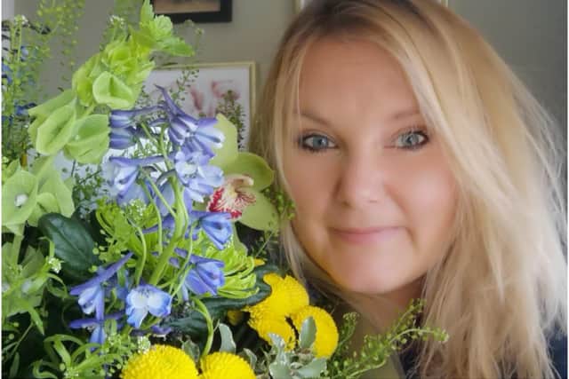 Claire Cooper of Solace Flowers is offering eco-friendly funeral flower arrangements. Photo supplied