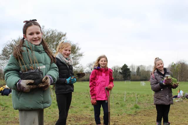 Pupils at North Leamington School (NLS) have taken part in tree planting event to help towards a greener future for all.