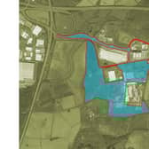 The area to be built on.