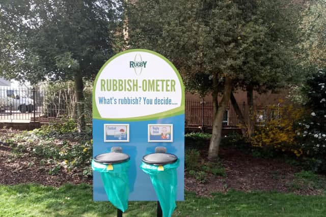 The rubbish-ometer.