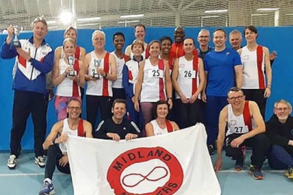 Rugby & Northampton masters athletes represented the Midlands, helping the region to a full house of trophies