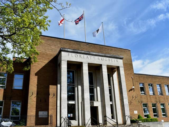 Rugby Town Hall.