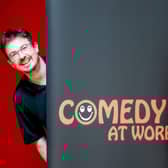 Anne Docherty and Mark Hinds from Warwick, are the creative minds behind Comedy at Work. Photo by jane@janusphotography.co.uk