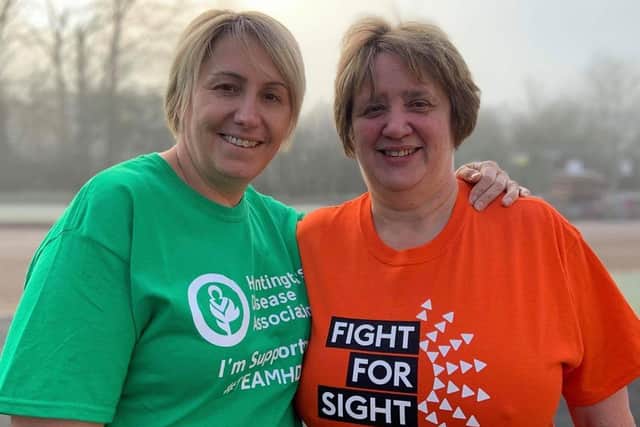 Debbie Wall and Debbie White will be taking on a zip wire challenge. Photo supplied.