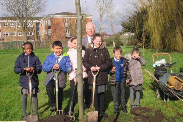 Members of the St Mary Immaculate School Council and Headteacher Robert Gargan. Photo submitted.