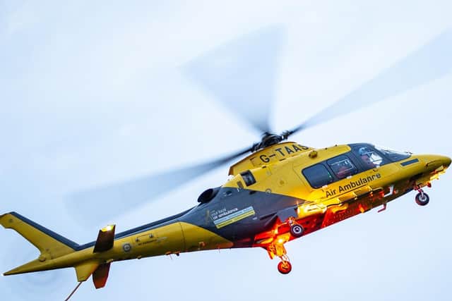 Air ambulance.