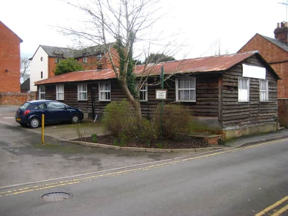 The hut, currently known as Craven Lane Hall, in Southam.