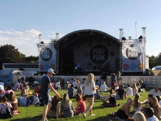 Pub in the Park in Warwick in 2019. Photo by Geoff Ousbey