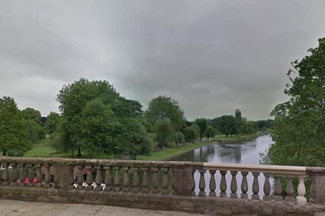 The view from Castle Bridge in Warwick looking towards St Nicholas Park. Photo by Google Street View