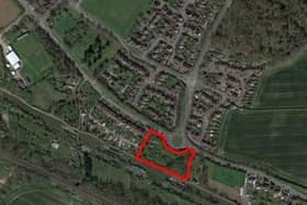 The proposed care home site. Photo by Belmont Healthcare