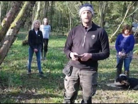 Stop HS2 protestor Matt Bishop.