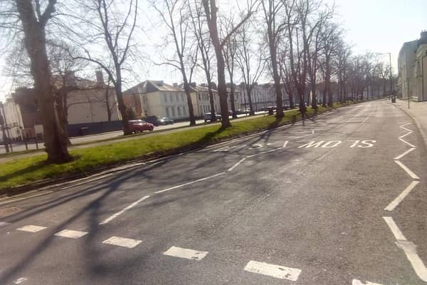 The empty streets of Leamington. Photo by Jeremy Sleath.