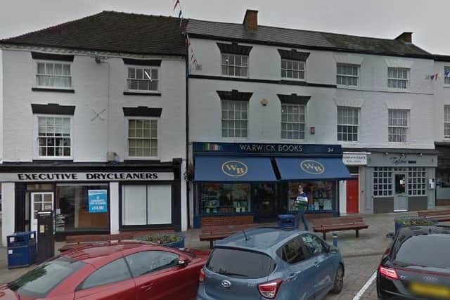 Warwick Books in Market Place. Photo by Google Street View